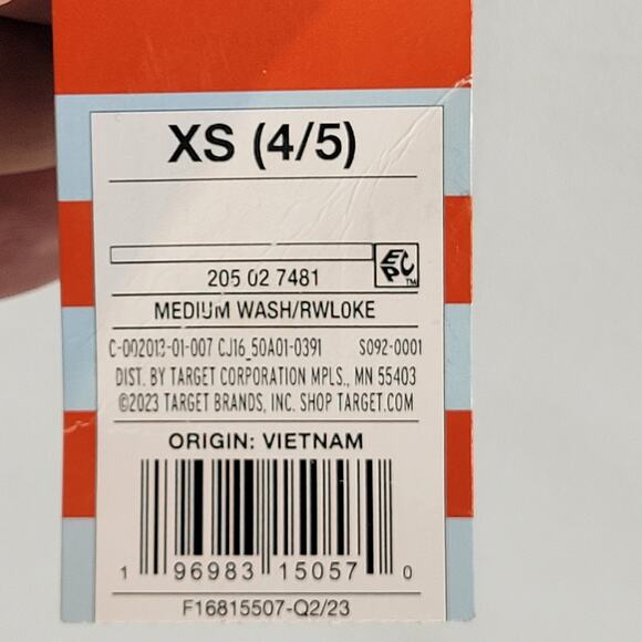 Cat & Jack Fleece Lined Zip-Up Denim Jacket, Size XS, NWT - Picture 4 of 6